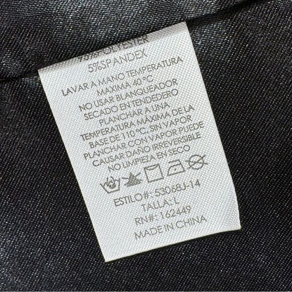 Milk & Honey Printed Ruched Sleeve Blazer Jacket Black White Small Chain Link - Picture 13 of 15